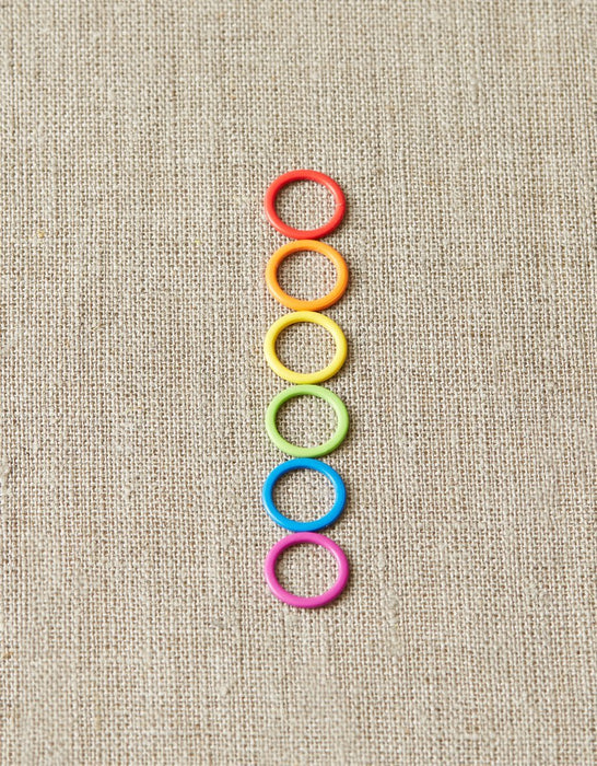 Colored Ring Stitch Markers - Small, Original and Jumbo