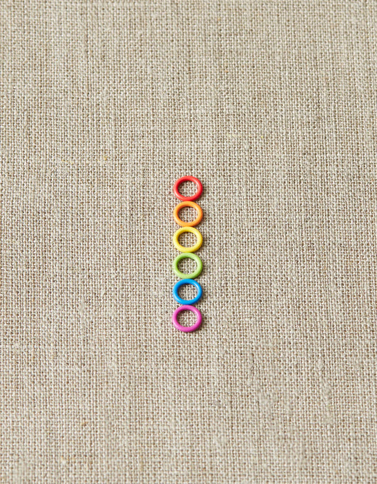 Colored Ring Stitch Markers - Small, Original and Jumbo
