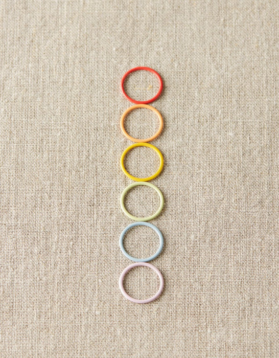 Colored Ring Stitch Markers - Small, Original and Jumbo